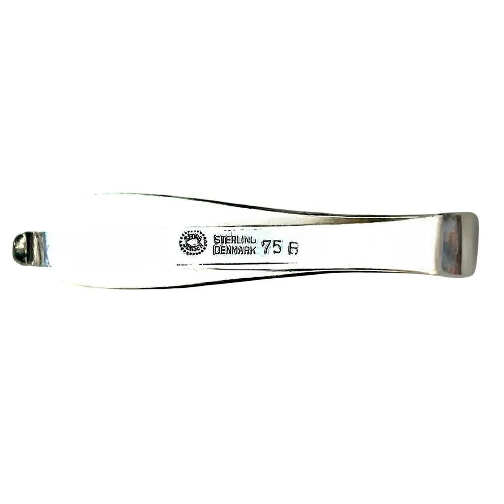 Georg Jensen Estate Money Clip Tie Pin Silver GJ35